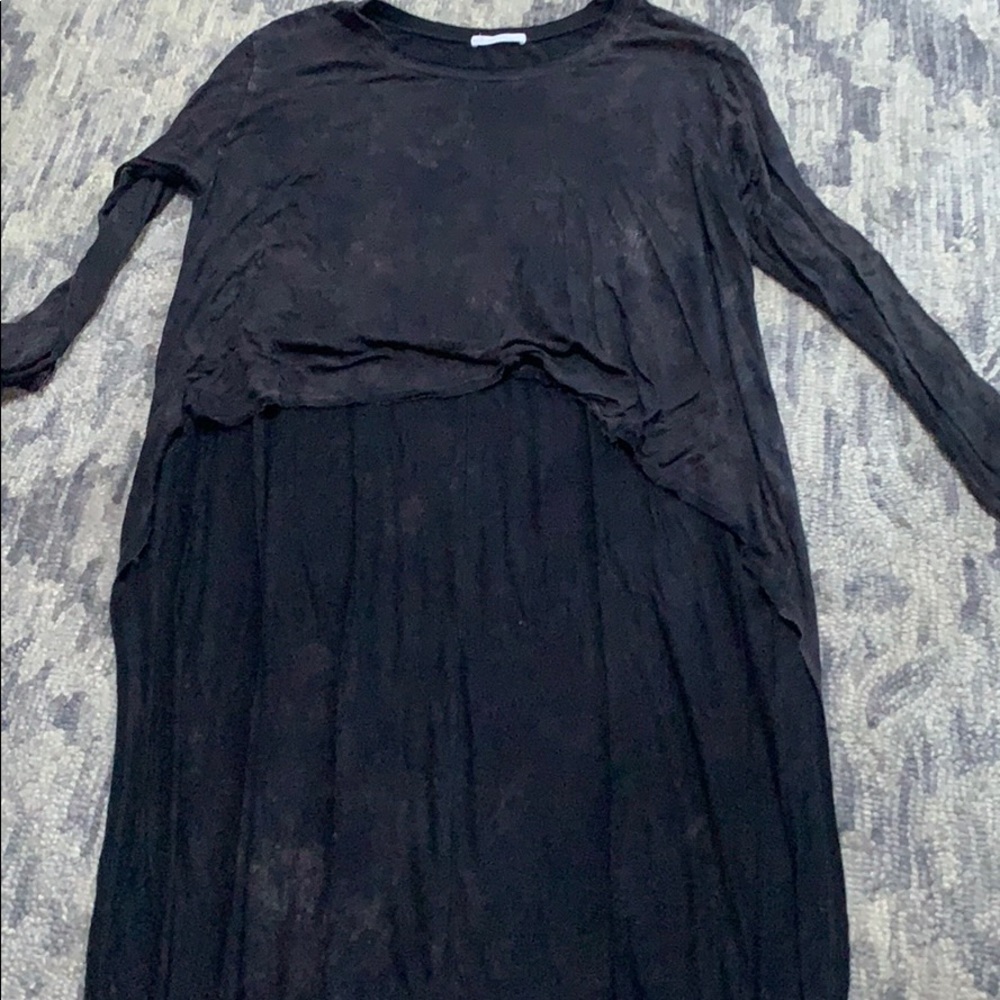 High Low Long Sleeve Shirt